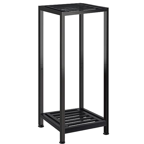 Lilybud--lily Wrought Iron Pedestal Plant Stand, 30.7 in, 200 lb
