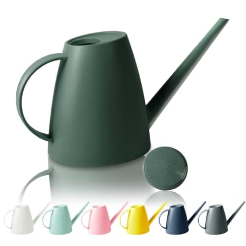 Etarewilt Watering Can, 60 oz, long spout with detachable rose