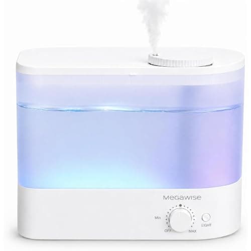 MEGAWISE Top Fill Cool Mist Humidifier, 6 L, published 200 mL/h