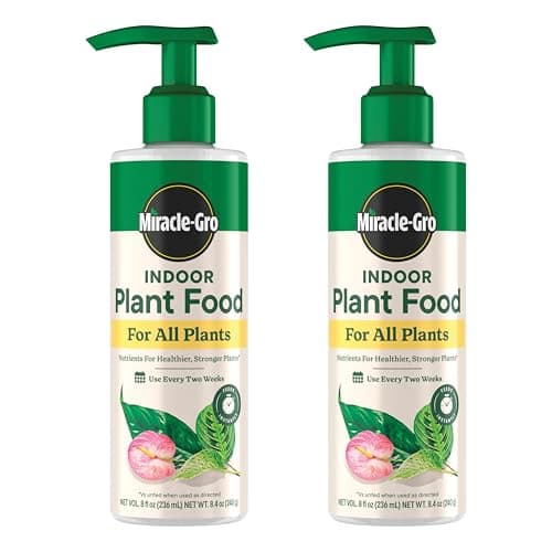 Miracle-Gro Indoor Plant Food for All Plants, 8 fl oz, 2 pack