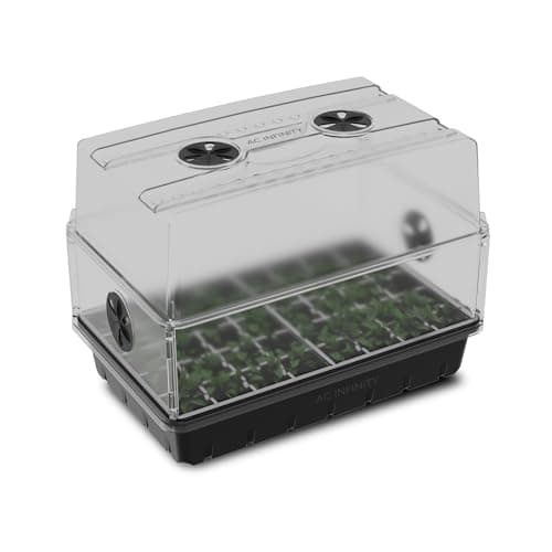 AC Infinity Humidity Dome and Seedling Tray, 5 by 8 cells, 3 mm dome