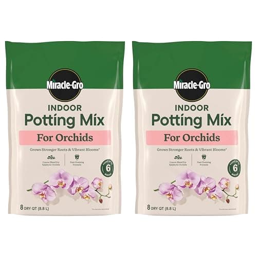 Miracle-Gro Orchid Potting Mix, coarse blend, 8 quarts, 2 pack