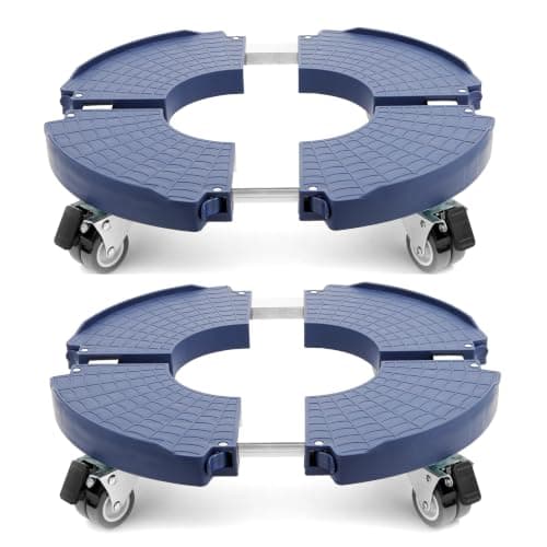W B D WEIBIDA Plant Caddy with Wheels, 440 lb, adjustable 15 to 21 in