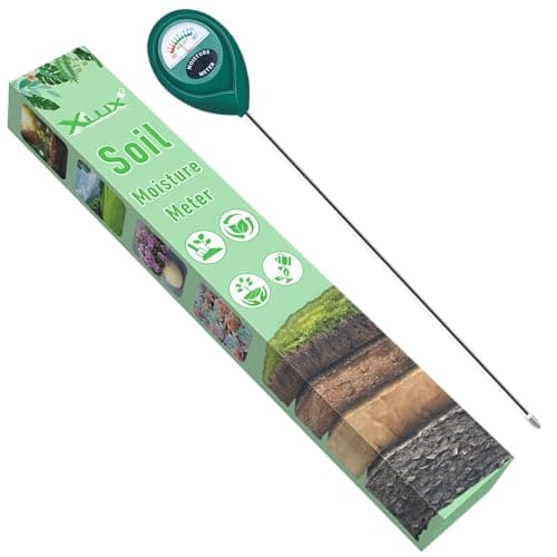 XLUX Long Probe Soil Moisture Meter, 40 cm, battery-free