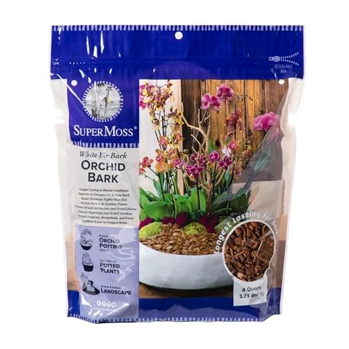 SuperMoss Orchid Potting Bark, white fir, 1/4 in grade