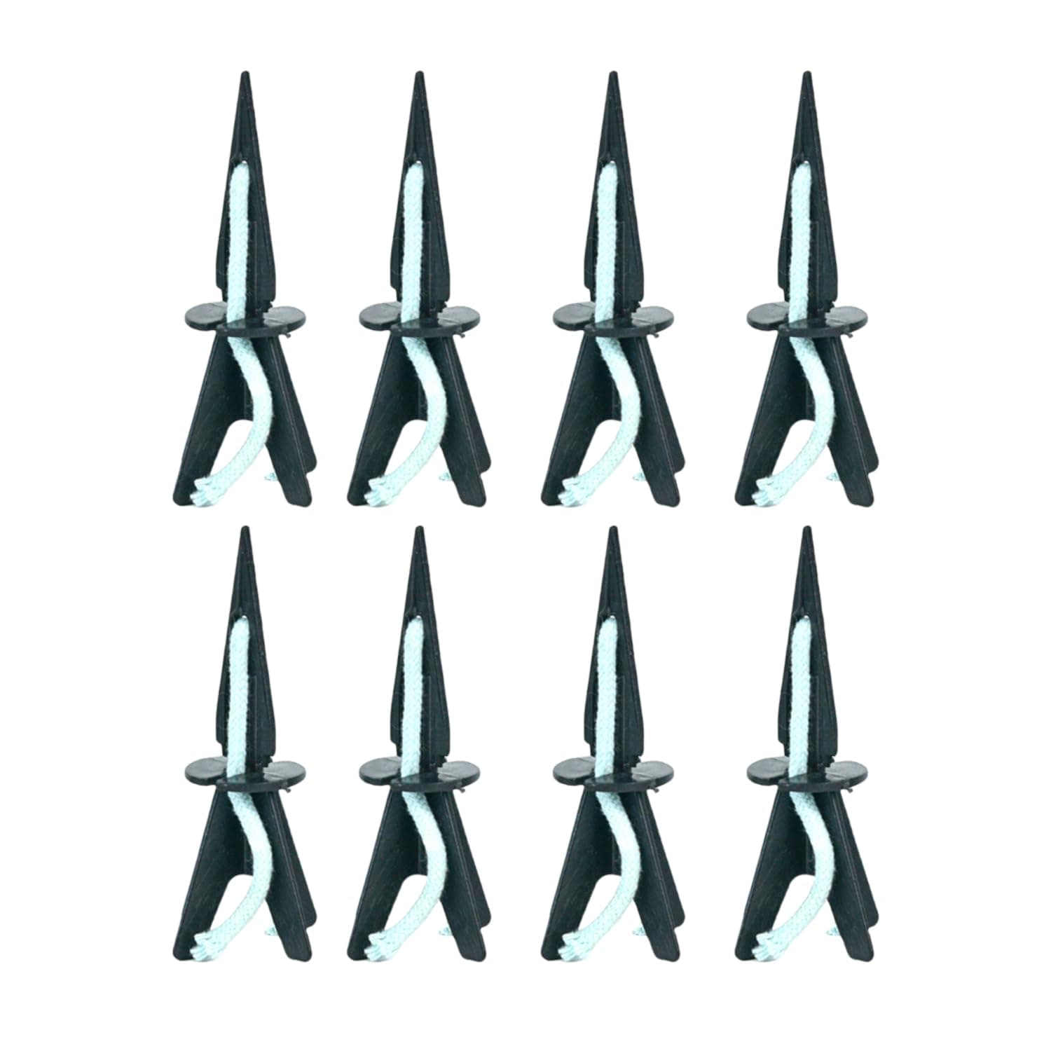GreenShip Self Watering Planter Insert Spikes with wicking rope, 8 pack