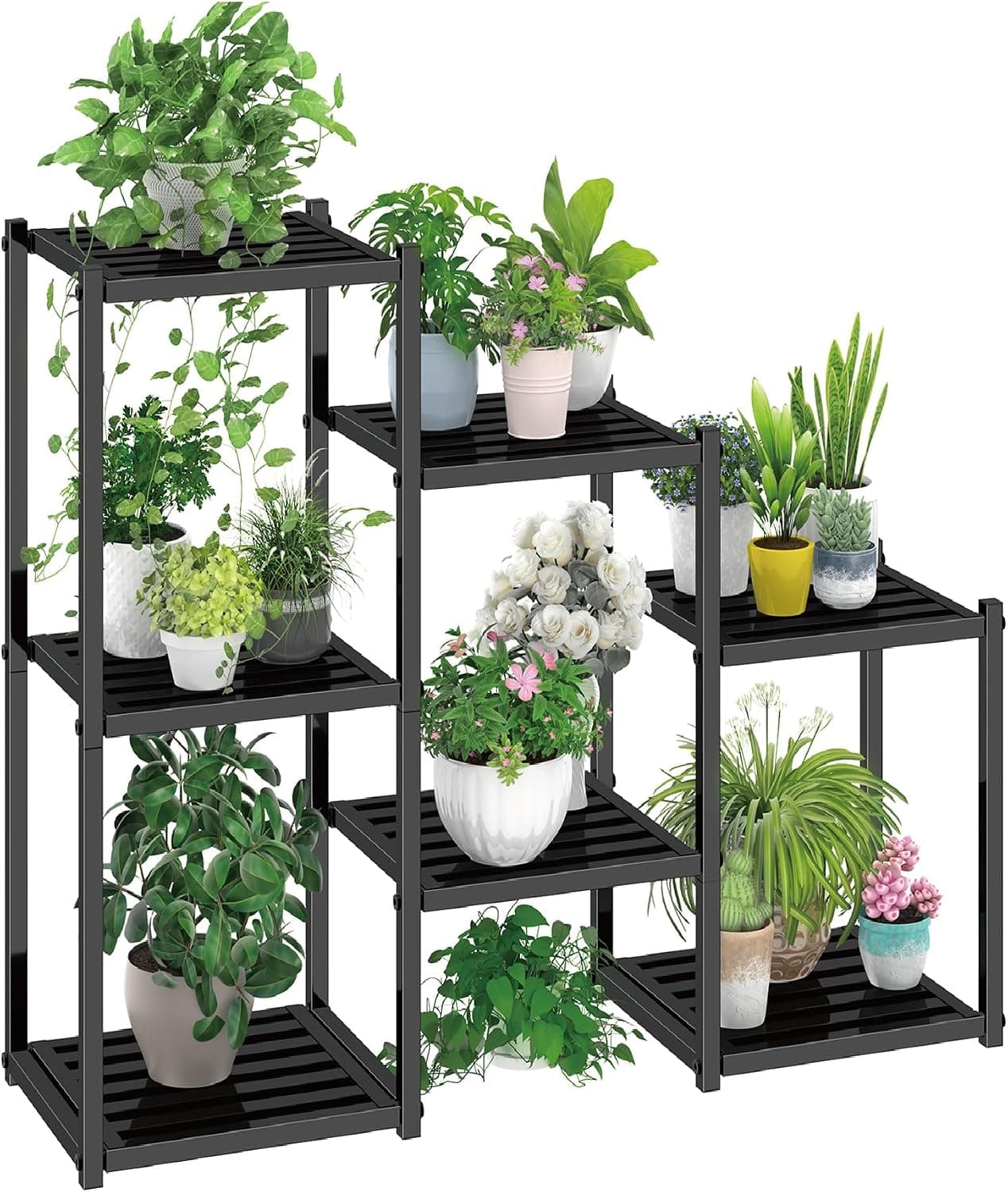 Simple Trending 7 Tier Metal Plant Stand, published 240 lb capacity, waterproof coating