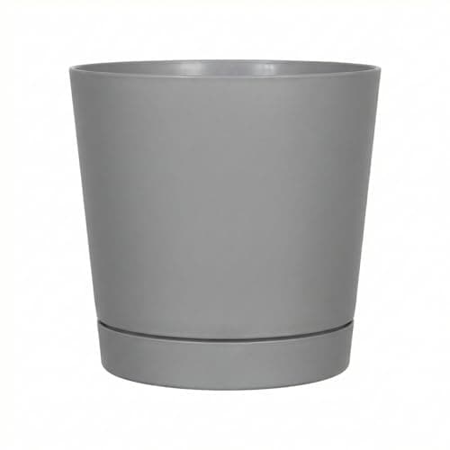 Root & Vessel 14 in Full Depth Cylinder Pot with built-in tray