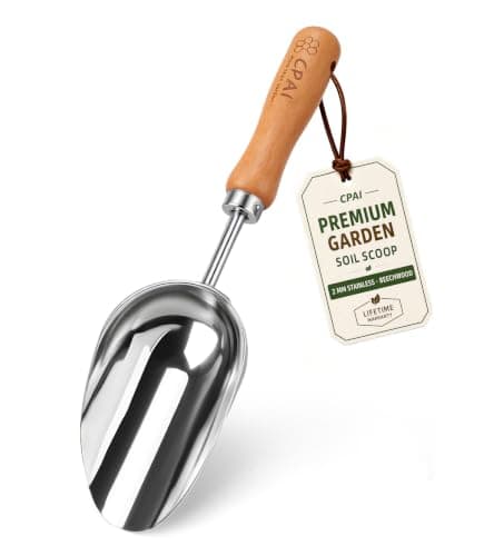 CPAI Potting Scoop, 2 mm stainless steel, 13.8 in
