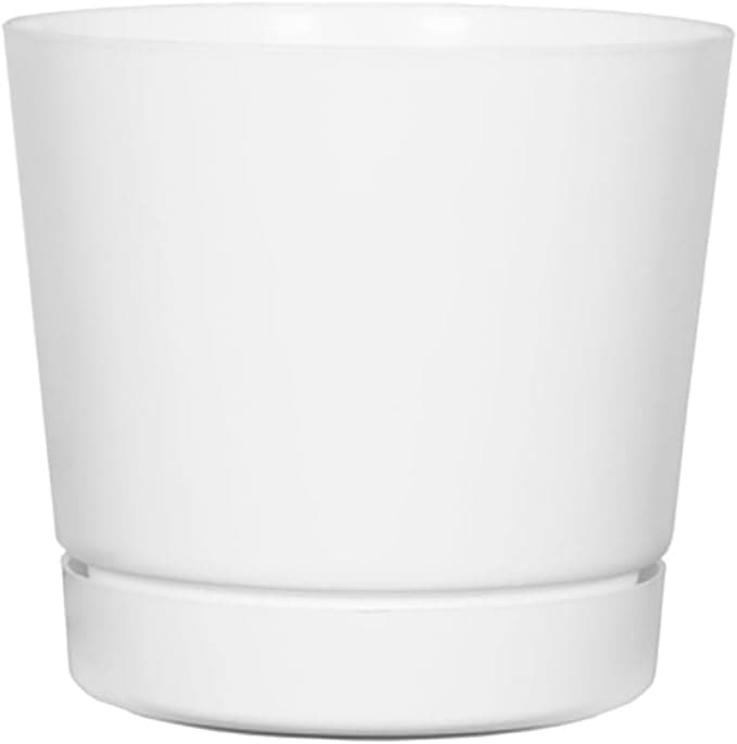 Root & Vessel 14 in Full Depth Cylinder Pot with built-in tray