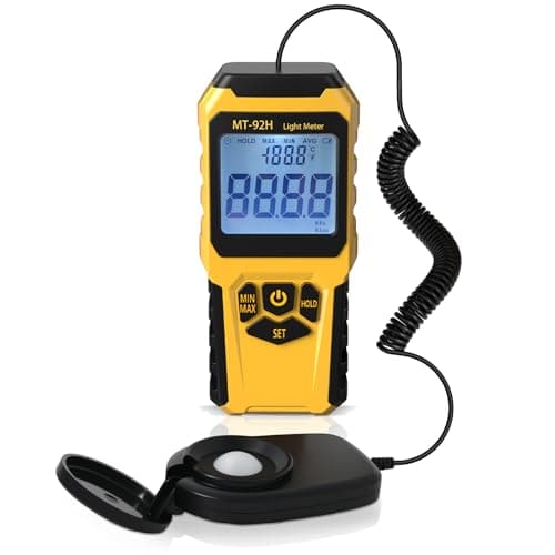 URCERI MT-92H Light Meter with split sensor on a cable, lux and foot-candles