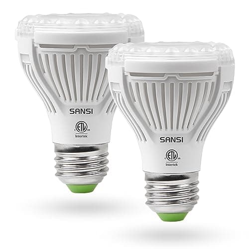 SANSI LED Grow Light Bulb, 10 W, E26, 4000 K, 2 pack