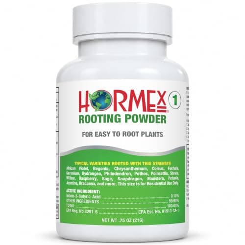 Hormex Rooting Hormone Powder #1, 0.10% IBA, for softwood cuttings