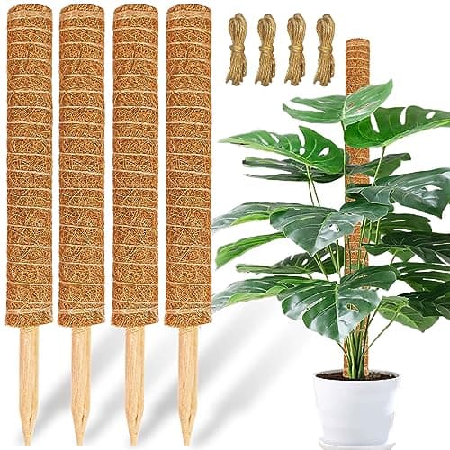 JJGoo Coco Coir Totem Poles, 4 pack, stackable